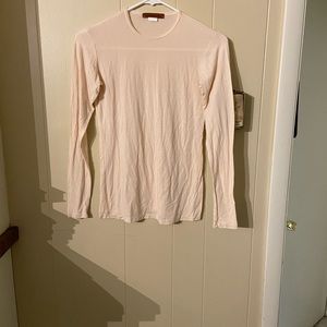 Pink shell top tee